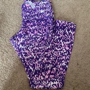 Purple Nike leggings
